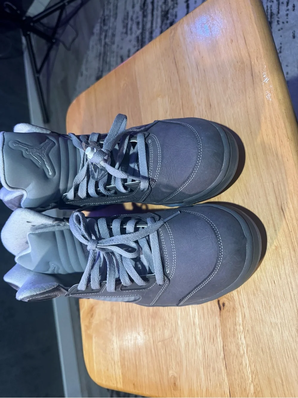 Jordan High-Top Athletic Sneakers - Gray